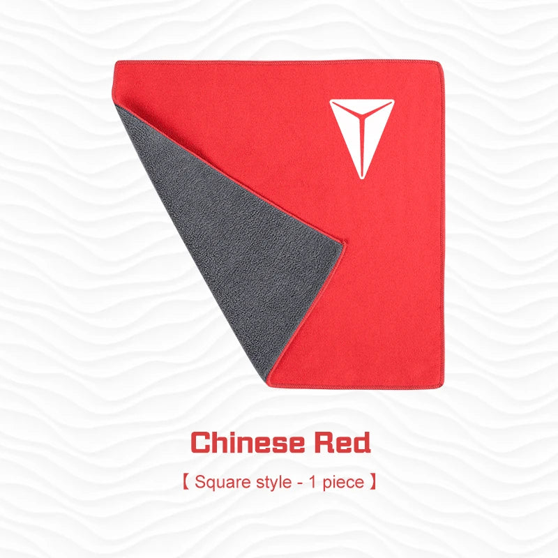 Microfiber Car Wash Towel Suede Rag Accessories For Changan Deepal S05 MAX S07 S7 SL03 S09 G318 Car Cleaning Tools Washing Cloth