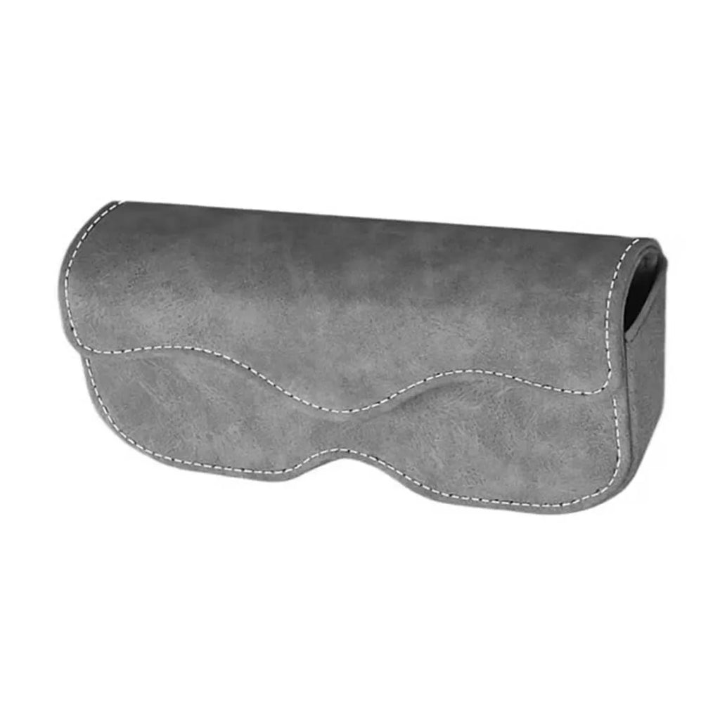Universal Suede Eyeglasses Holder Compatible with Most Car Sun Visors
