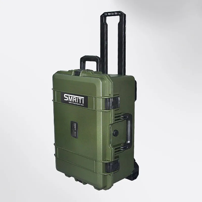 Photography Trolley Box IP67 Waterproof Suitcase Tools Box Hardware Toolbox Organizer Trolley Case Hard Case Military Organizer