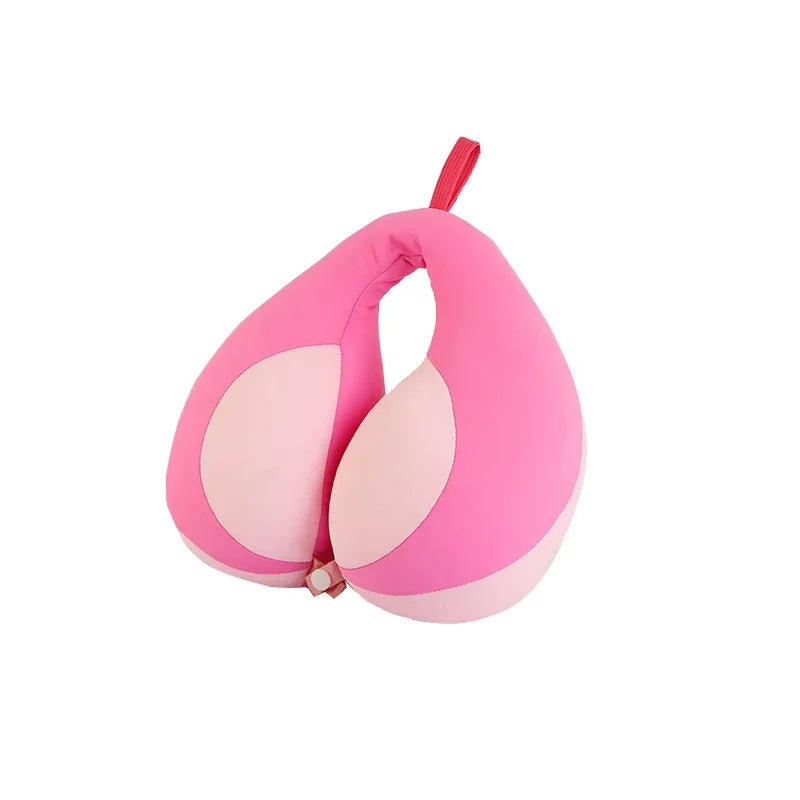 Children's Car Neck Protection Pillow Plush U-shaped Nap Pillow Baby Car Safety Seat Head Support Pillow Children Travel Pillow