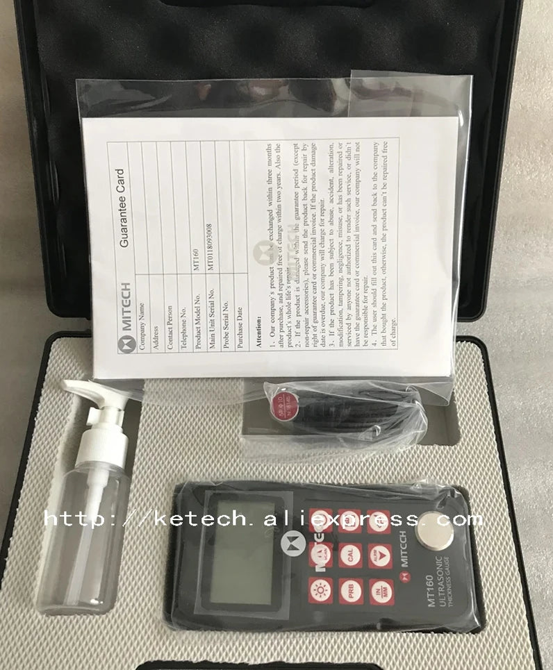 MITECH Ultrasonic Thickness Gauge Meter Test For NDT Non-Destructive Testing MT150 MT160 MT180 MT190 MT200