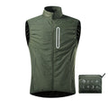 JNLN Summer Working Vest Men Women Waterproof Self-Storage Running Vests Unisex Mountaineering Camping Hiking Sleeveless Jacket
