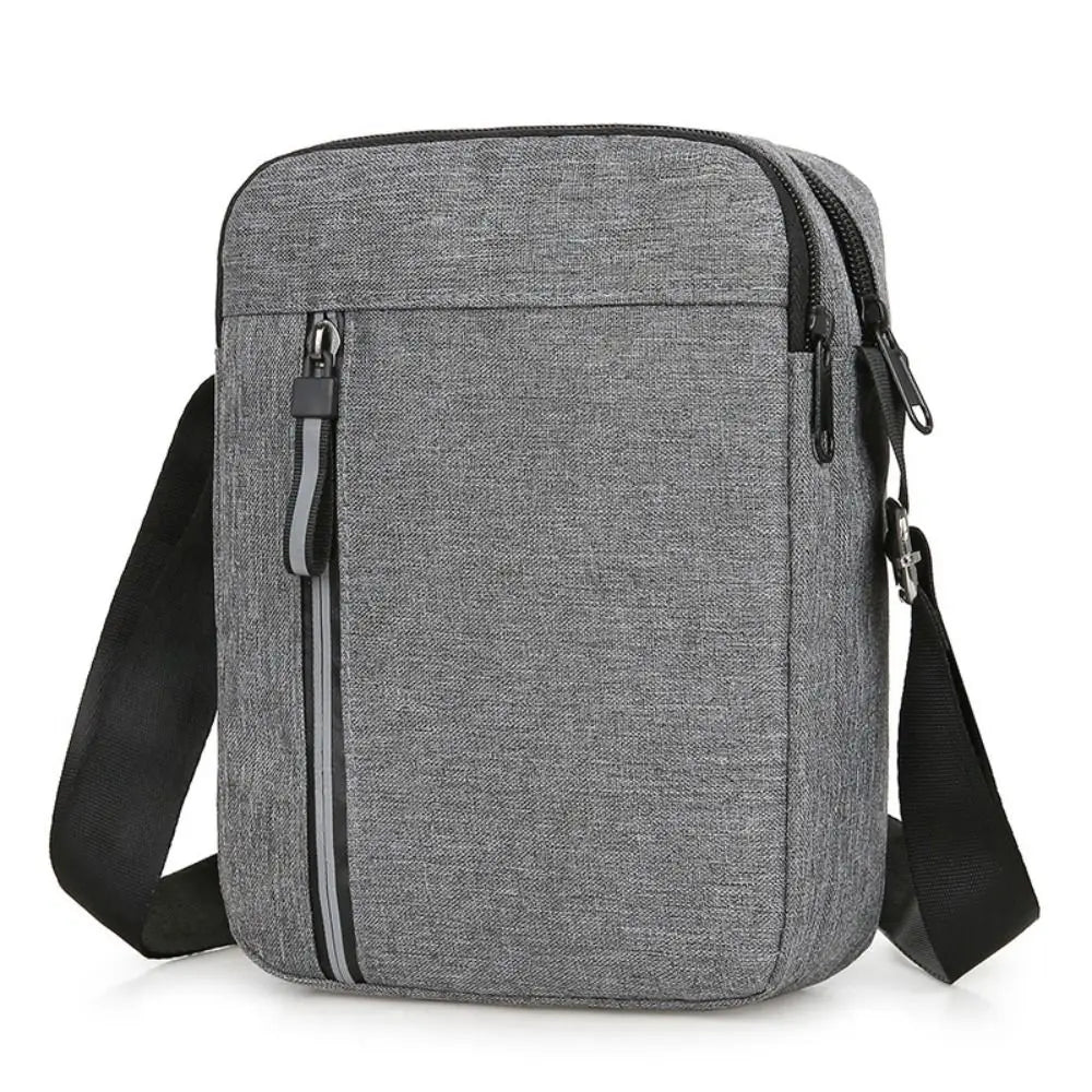 Large Capacity Crossbody Bag For Men Durable Casual Nylon Waterproof Handbag Messenger Bag Travel Male Fashion Shoulder Bag