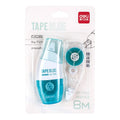 Deli Double Sided Adhesive Tape, Roller Glue Tape, 6mm * 8m with Refill Glue, DIY Journal Stationery, 1PC
