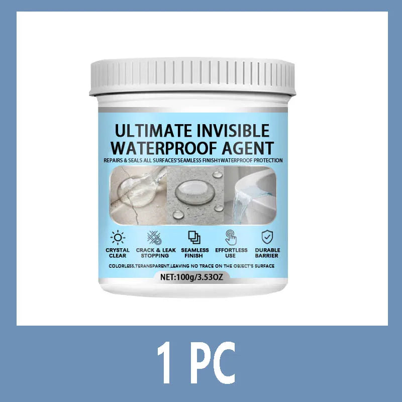 Magic Transparent Waterproof Glue-Colorless Nano Sealant, One-Time Application Leak-Proof Invisible Coating-Waterproofing Agent