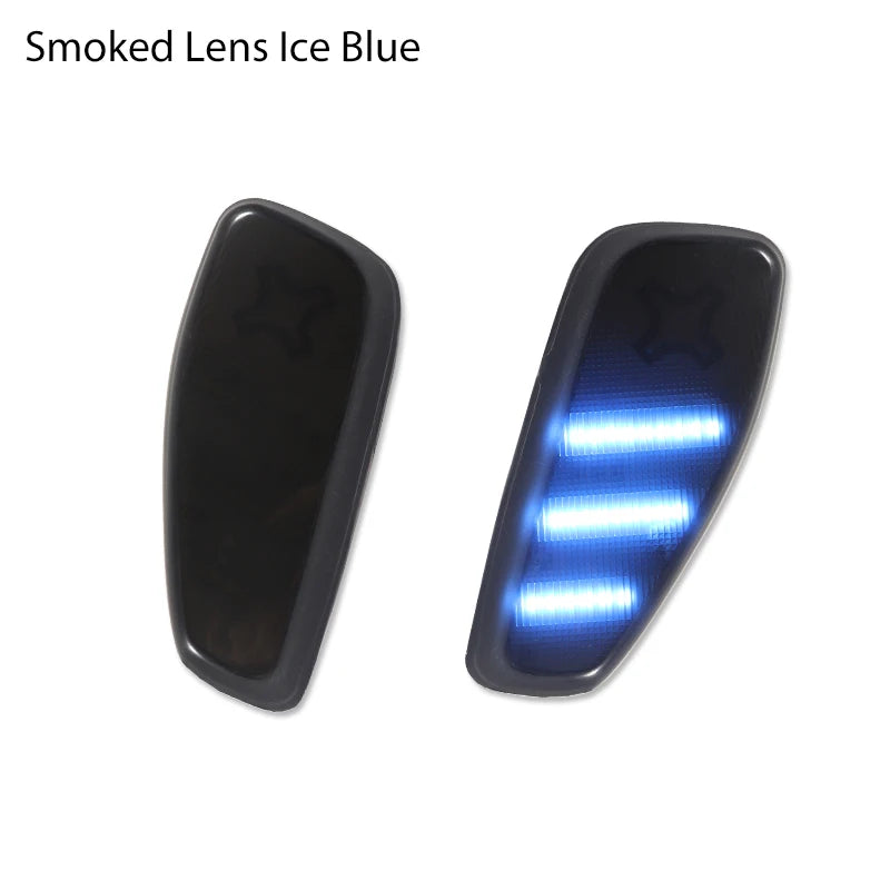 2pieces Car Led Side Marker Turn Signal Light For Jeep Renegade BU 2014-2021 Full Led Turn Signal Lamps Amber Color