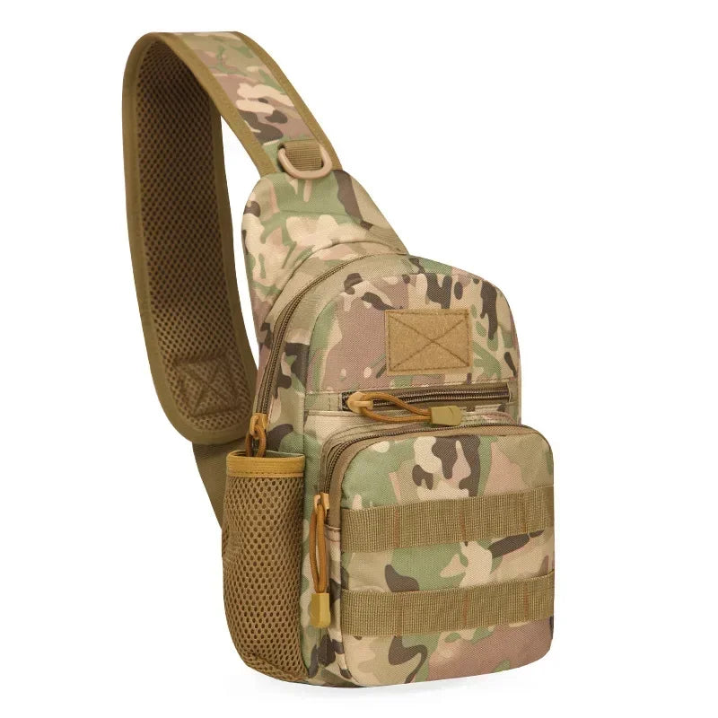 Tactical Shoulder Bag Men Hiking Backpack Nylon Outdoor Hunting Camping Fishing Molle Trekking Chest Sling Bag