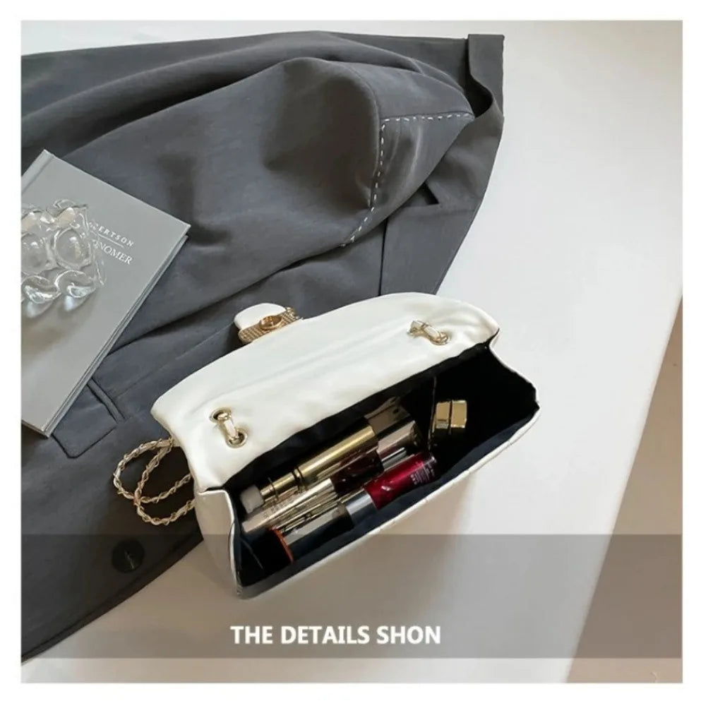 Cross-border Rhombic Embroidered Shoulder Bag Chain Messenger Bag Fashion Classic Underarm High-Quality Ladies Small Bag