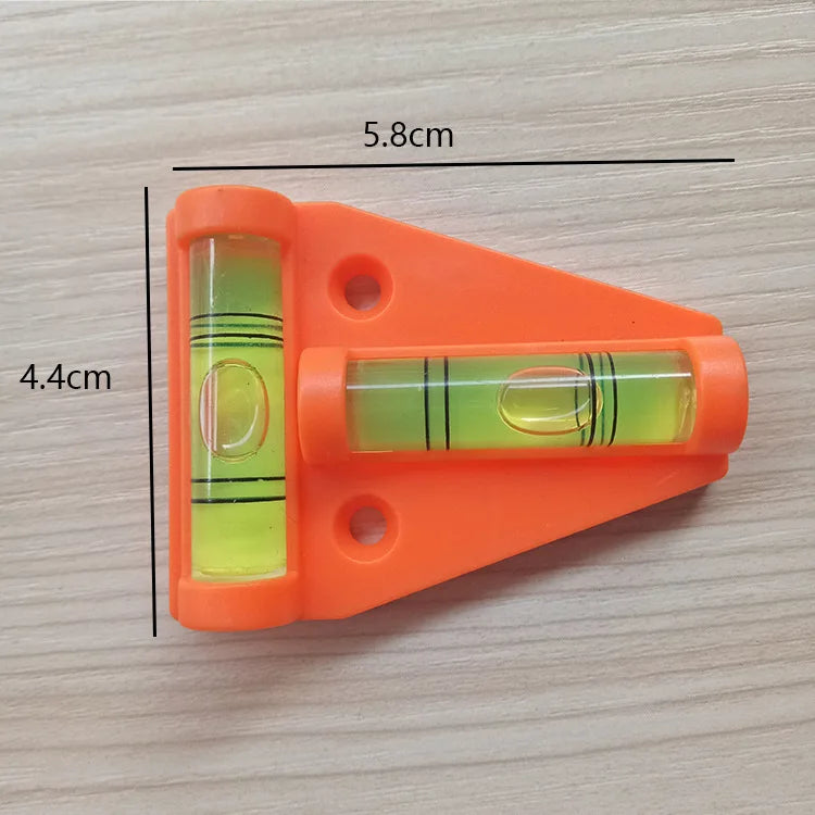 T-Type Spirit Level Triangle Measuring Kit Plastic Vertical Horizontal Adjuster For Caravan Camper RV Leveling Adjustment Tool