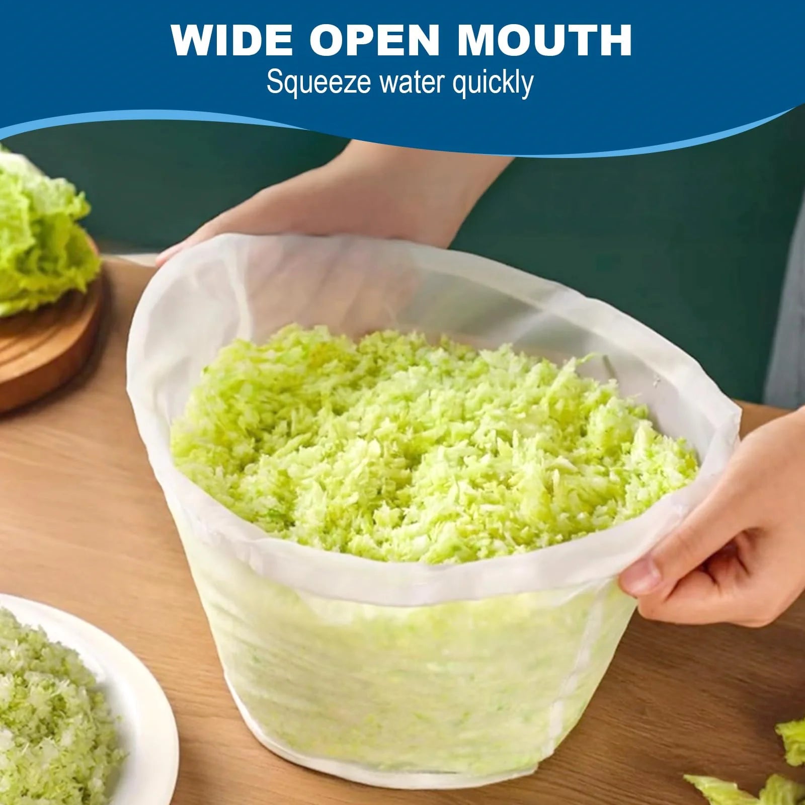 Kitchen Fine Mesh Vegetable Dehydrator Reusable Food Strainer Home Durable Juice Squeezer Bag Easy Clean Kitchen Gadget