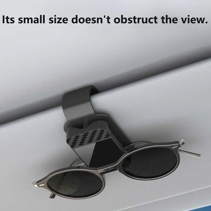 Car Sun Visor Sunglasses Clip Multifunctional Glasses Ticket Card Holder Stable Storage Practical Car Interior Accessories