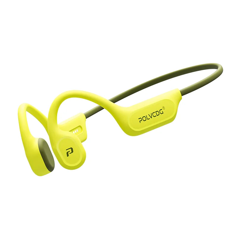 POLVCDG X9 Bone Conduction Swimming Earphones 32G IPX8 Waterproof Open Swimming Running Bicycle Earphones Ear Hanging Earphones
