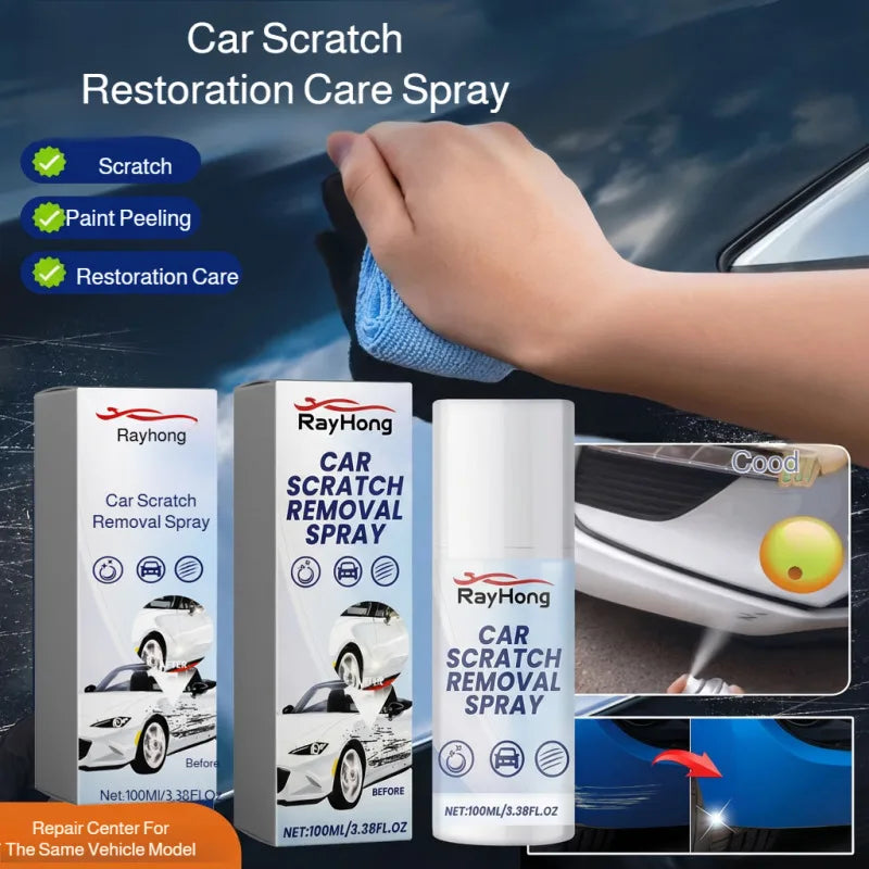 Rayhong Car Scratch Removal Spray - Car Paint Scratching Care Cleaning and Polishing Spray