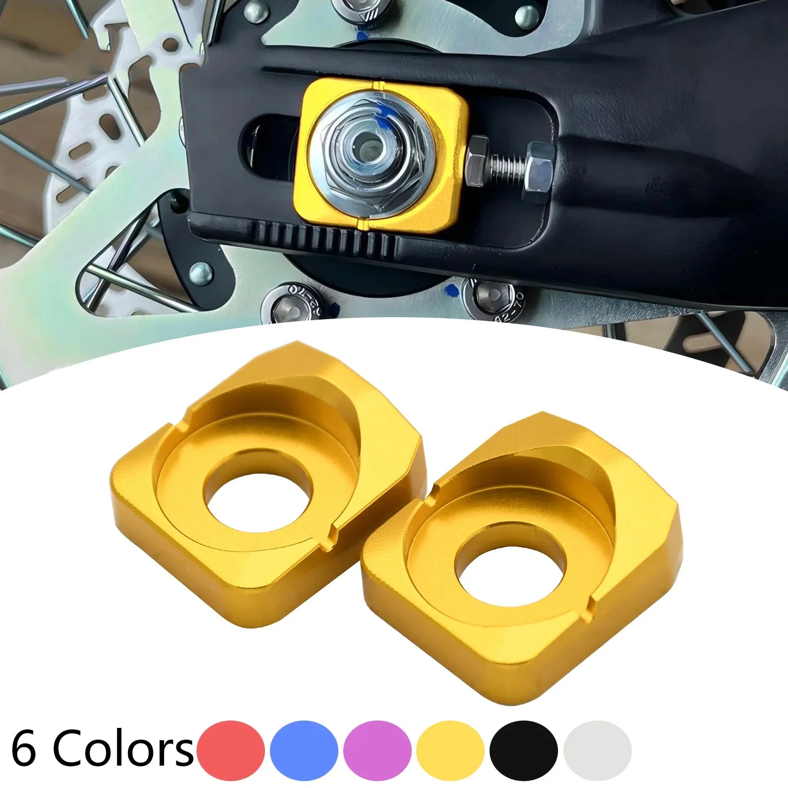 Motocross Rear Axle Blocks Chain Adjuster For Sur Ron Sur-Ron Surron Light Bee X & Light Bee S Universal Electric Bike Parts