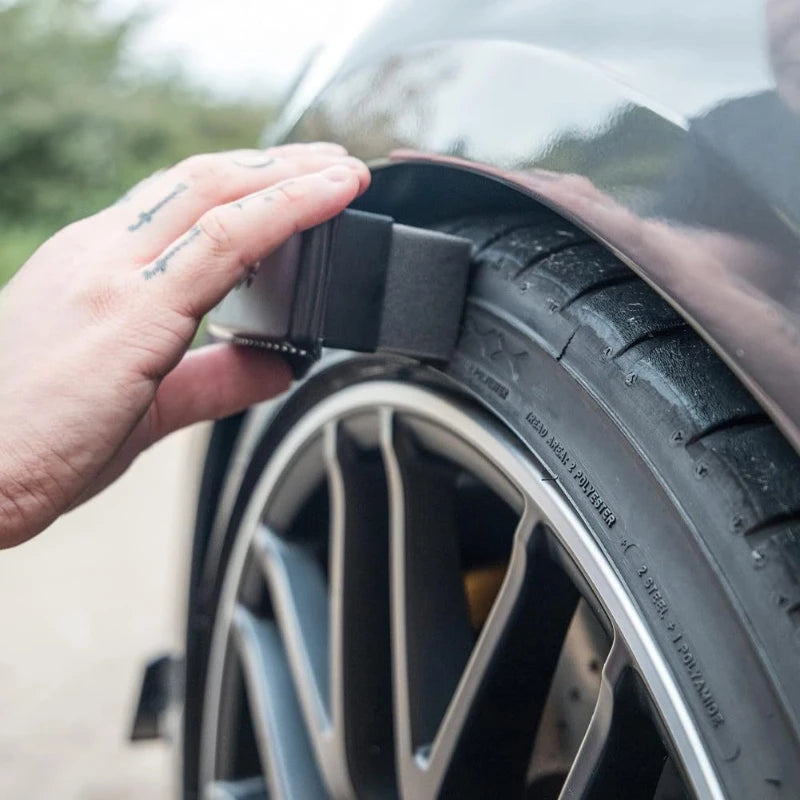 Car Tire Waxing Brush Polishing Cleaning Wipe Washing Tire Sponge Brushes Car Wash and Maintenance