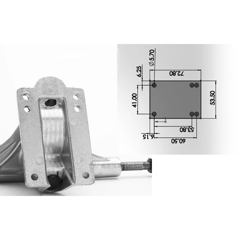 5inch Skateboard Steering Bracket Aluminum-magnesiums Alloy Skateboard Accessories