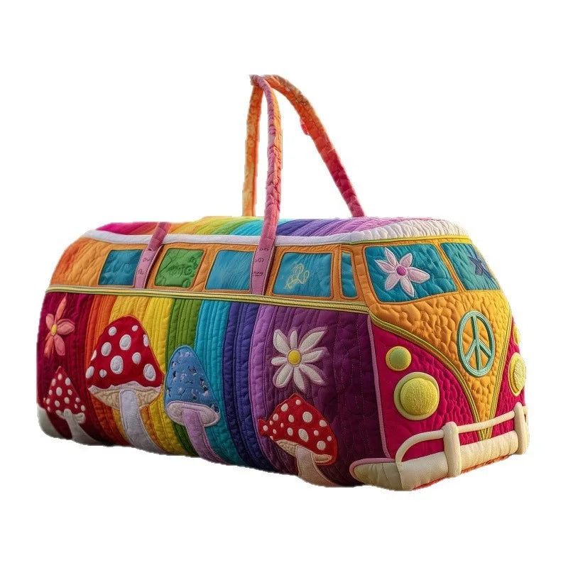 3DShort-trip portable travel bag, multifunctional sports and fitness bag, dry and wet separation, women's fun design handbag，Par
