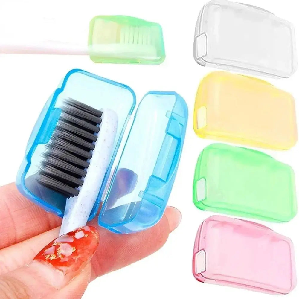 5/10pcs Plastic Toothbrush Head Cover Travel Hike Camping Portable Toothbrush Case Cap Dust Cover Brush Protect