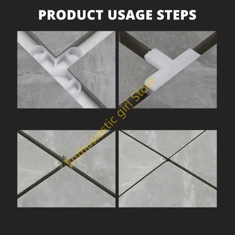200Pcs Multipurpose 10mm 3/8 Inch Clear Tile Spacers Portable Accessory for Bricklaying and Deck Board Separation RXJB