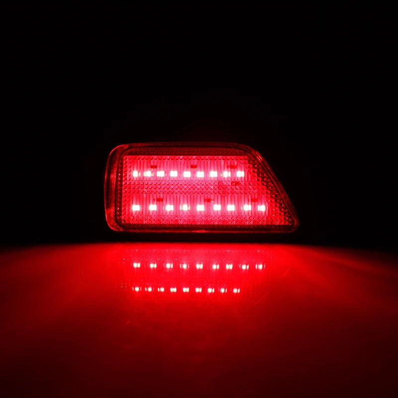 2pcs Red Full LED Rear Side Marker Light For 1997-2001 Honda CR-V Right Passenger, Replace OEM Rear Bumper Sidemarker Lamps T10