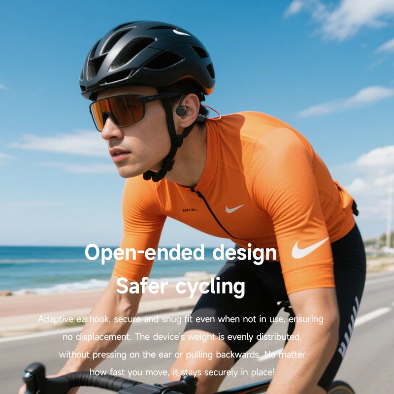 Bone Conduction Headset Wireless Swimming Sports Headphone IPX8 Bluetooth 5.4 With Mic Waterproof Exercise Fitness 2026