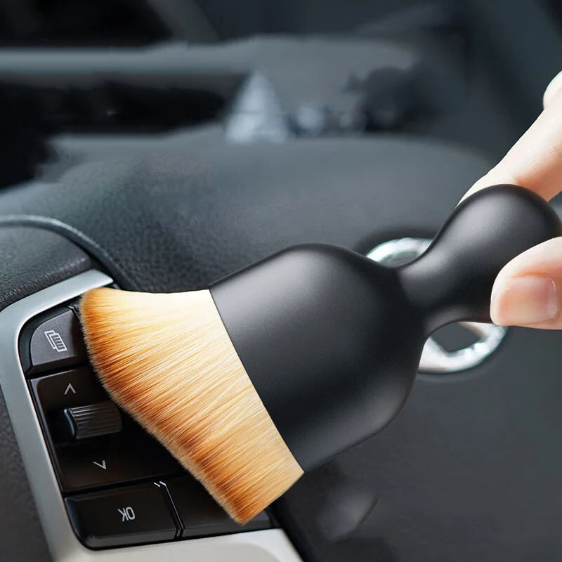 Car Interior Cleaning Brush Auto Center Console Air Outlet Clean Soft Brush Car Crevice Dust Removal Detail Brushes