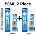 BIGLU Fabric Glue 50ml Leather Glue Adhesive Quick Dry Fabric Patching Glue Versatile Waterproof Fabric Adhesive for Cloth
