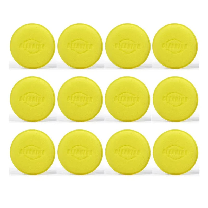 12-72Pcs Car Round Waxing Polish Sponges High Density Foam Applicator Pads Polishing Sponges For Car Detailing Tools