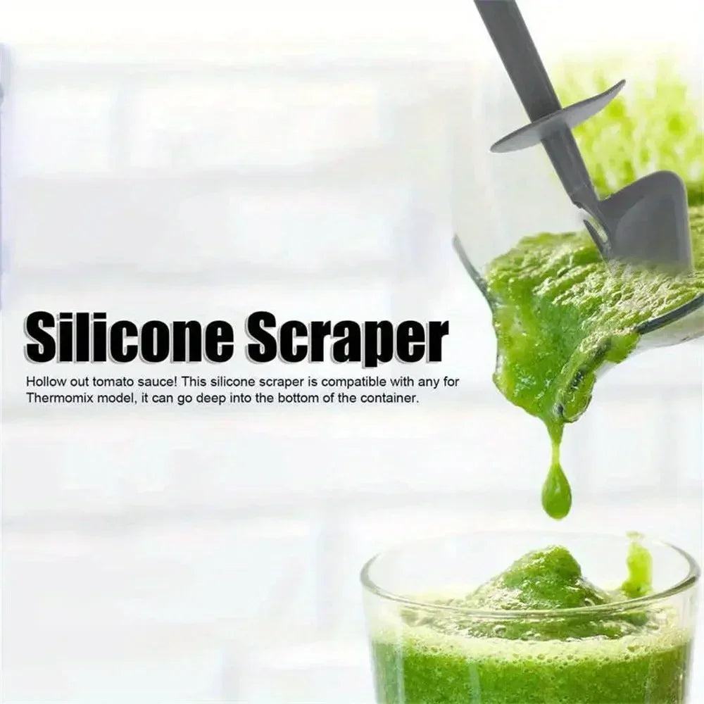 1PC Rotary Spatula for Thermomix TM6 / TM5 / TM31 Mixing Drums Cleaner Feeding Tools Jar Wall Scrapers Kichen Accessorie