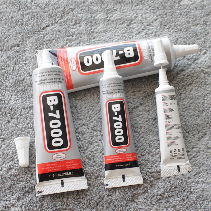 9-50ML B-7000 Clear Contact Phone Repair Adhesive Universal Glass Plastic Jewelry Craft DIY Glue with Precision Applicator Glue