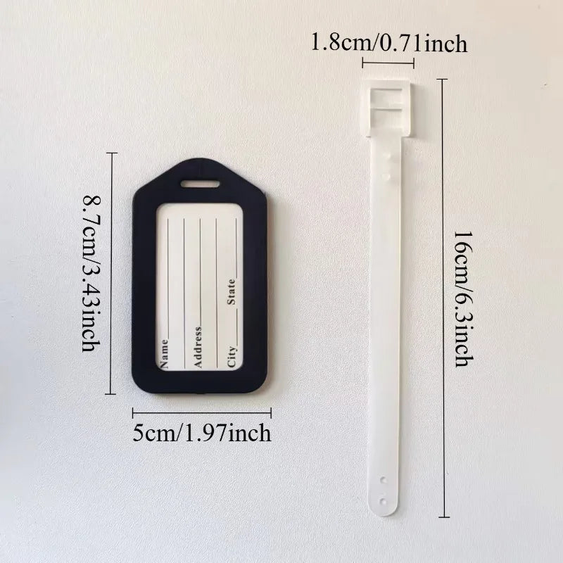 5/15/25PCS Luggage Tag Travel Tour Group Bag Luggage Tag  Airplane Boarding Labels Travel Accessories