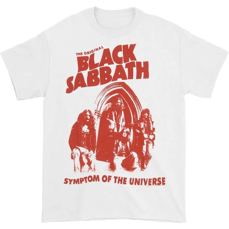 Black Sabbath Band Photo Casual T-shirt Men's and Women's Luxury Band Brand Top 2026 New
