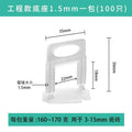 100PCS Red/ Black Plastic Wedges Ceramic Tile Leveling System Tiling Floor Wall  Carrelage Construction Tools Building