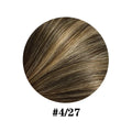 Straight Ponytail Human Hair Extensions With Clip In Drawstring Ponytail Straight Brazilian Ponytail For Women Natural Black #1B