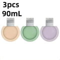 1/3pcs Portable Travel Bottles Soft Silicone Lotion Container Squeeze Tube Empty Bottle Shampoo Soap Travel Refillable Bottle