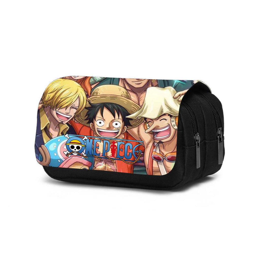 ONE PIECE Monkey D. Luffy Pencil Case Large Capacity Stationery Organizer Bag for Men, Women and Students Pen Bag Best Gift
