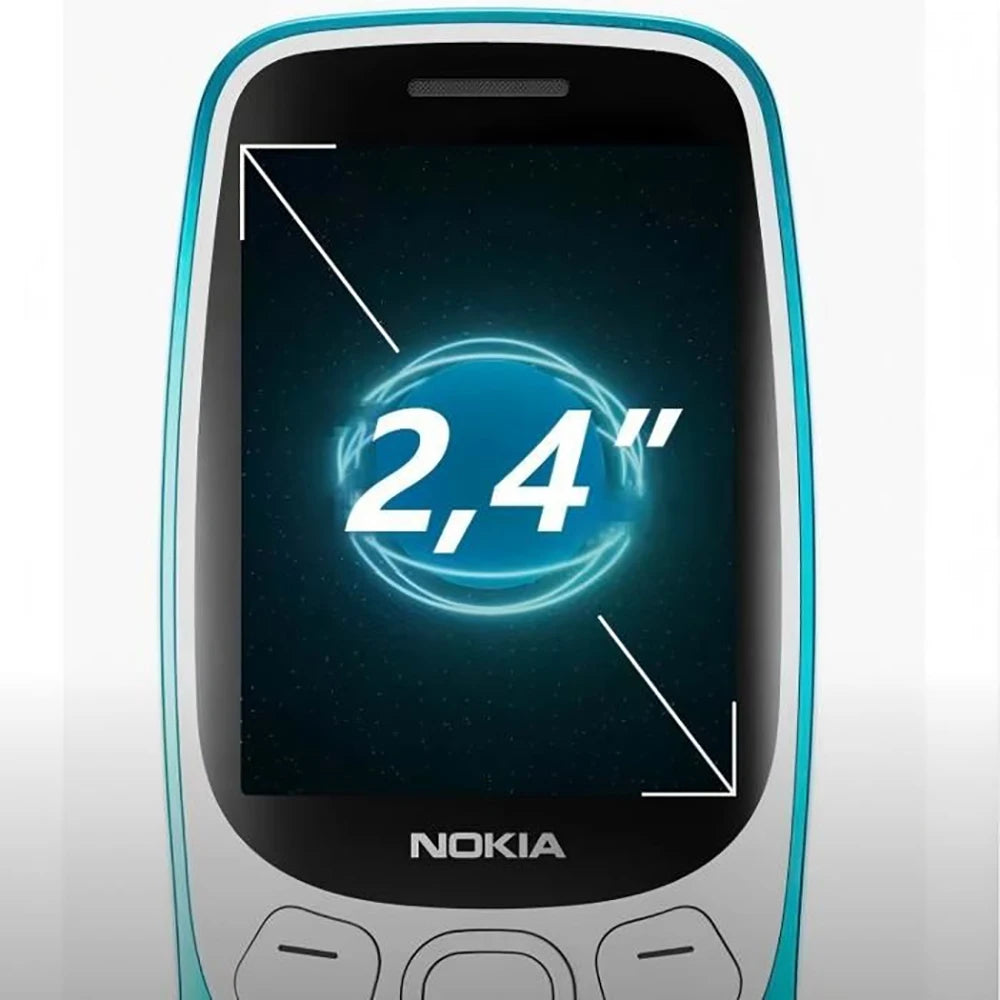 Nokia 3210 4G Backup Phone 2SIM Bluetooth 5.0 FM Radio 2.4-inch Type-C 2MP 1450mAh Bettery Nokia Backup Elderly Phone Unlock