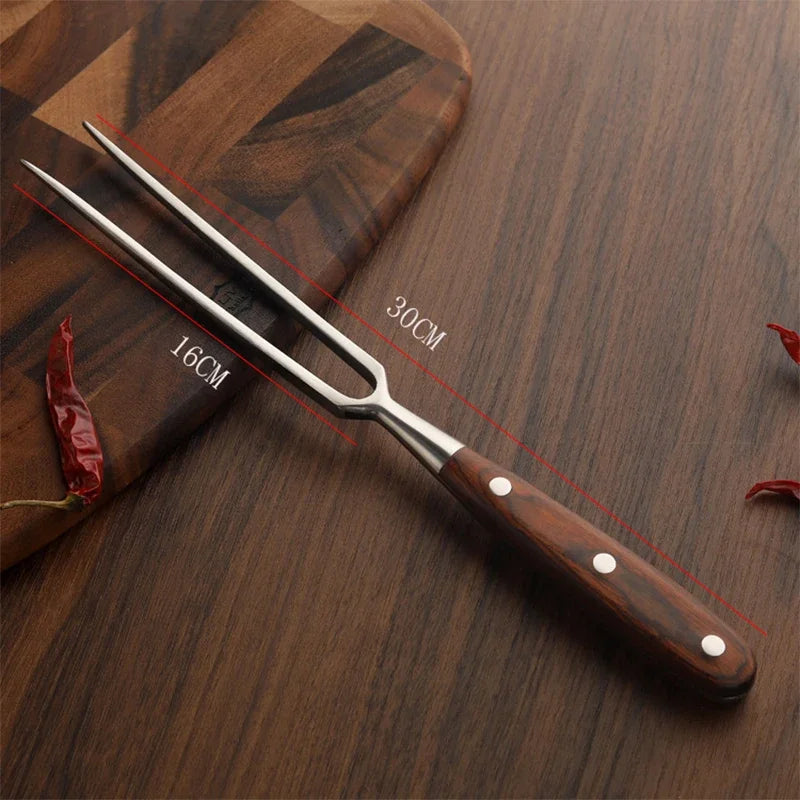 Barbecue Fork Beef Grill Tools BBQ Accessories Stainless Steel Portable Outdoor BBQ Camping Cooking Barbecue Grill Tools