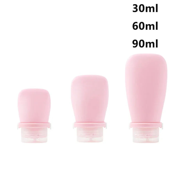 table Silicone Travel Bottle Cosmetic Storage Refillable Lotion Bottle Leakproof Shampoo Container Squeeze Tube Empty Bottle