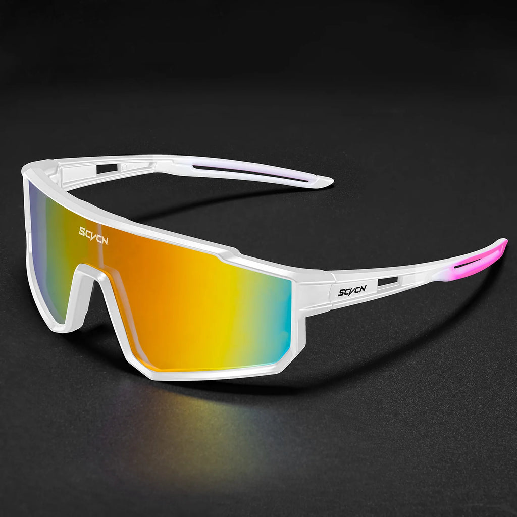 SCVCN Shock Resistant Sports Goggles Wind Sand Barrier Unisex Biking Running Sun Glasses UV Filter Eyewear