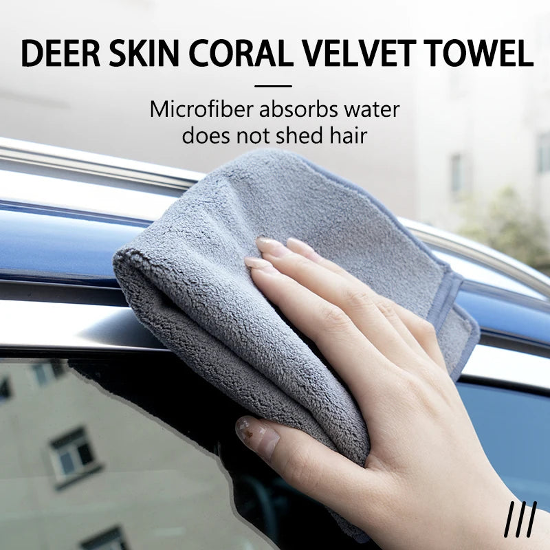 For Denza Auto Wash Towel Car Cleaning Drying Care Cloth Car Wash Towel D9 N7 X N8 N9 Dmi EV MPV SUV 2022 2023 2024 2025