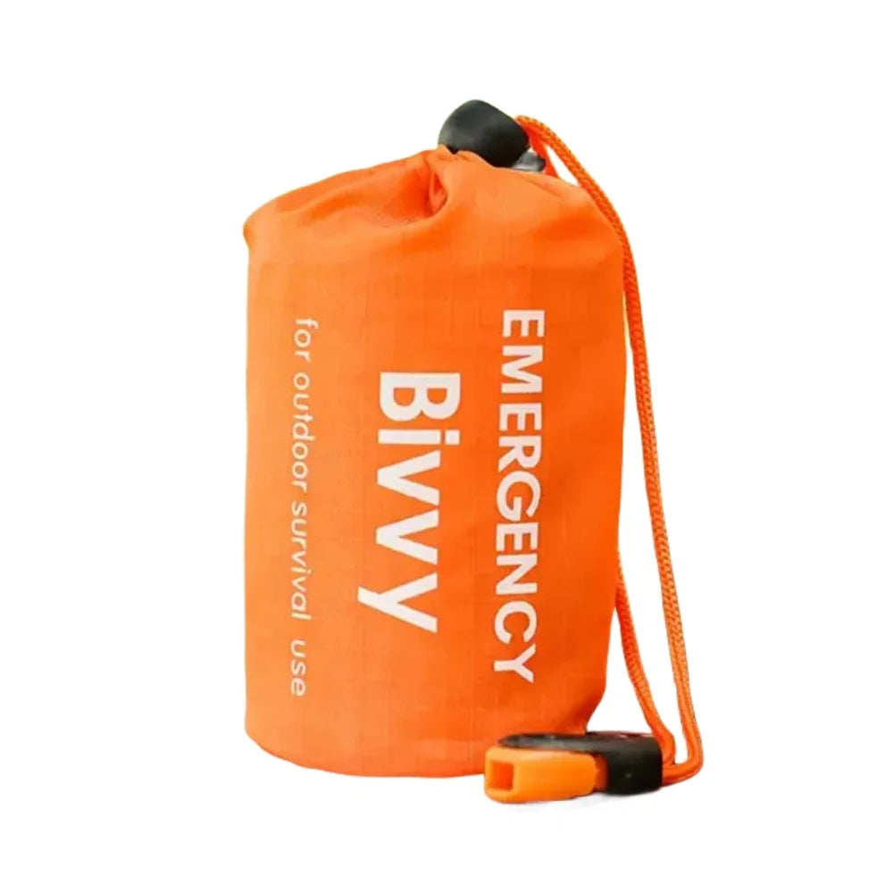 Emergency Sleeping Bag Survival Blanket Thermal Mylar Bivy Sack Lightweight Waterproof Portable Shelter For Camping Hiking