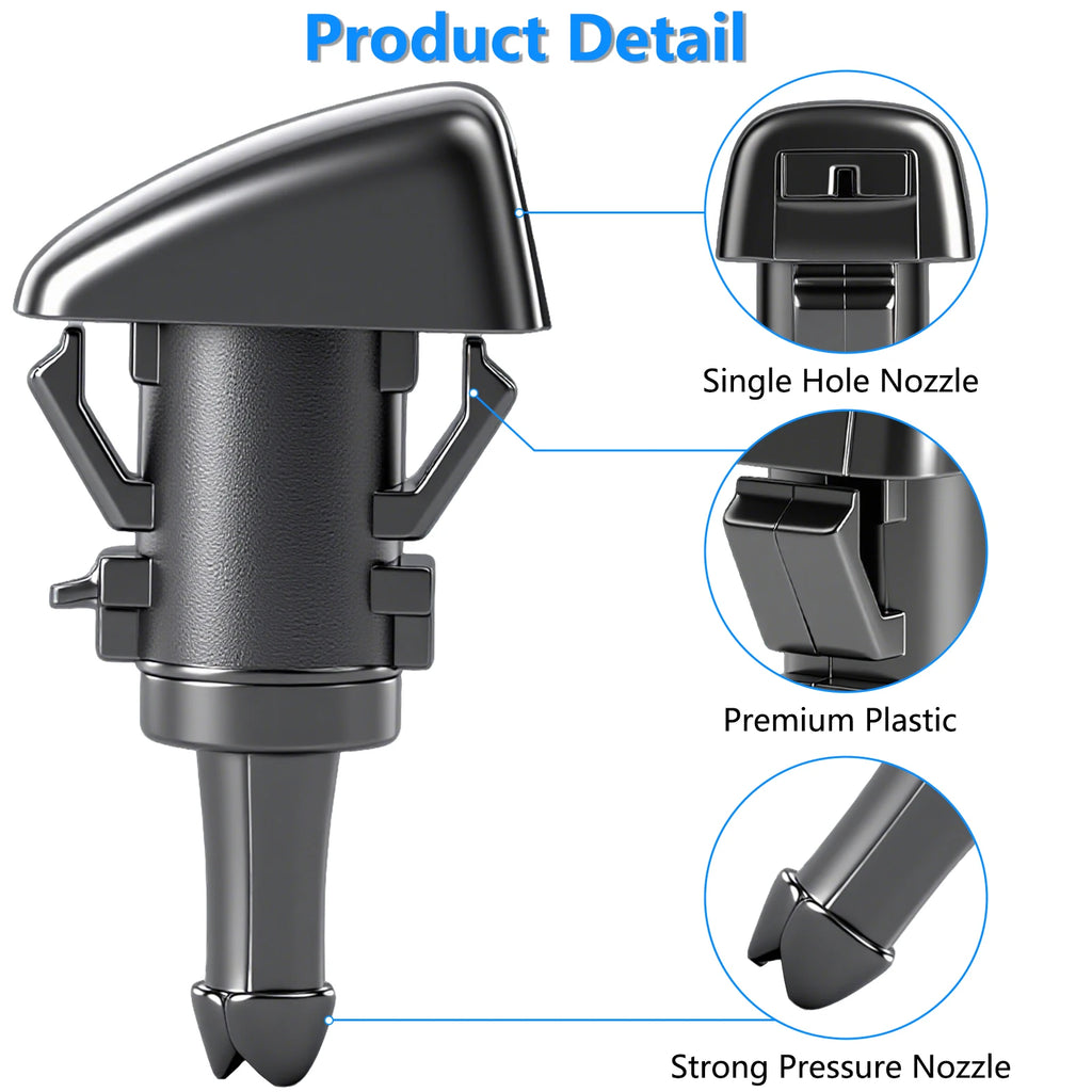 Erick's Wiper 2Pcs Front Windshield Washer Jet Nozzle For Dodge Avenger Charger Durango Grand Caravan Journey Magnum Ram