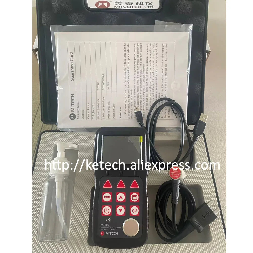 MITECH Ultrasonic Thickness Gauge Meter 27MG MT150 MT160 MT180 MT190 MT200 MT600 NDT Non-Destructive Thickness Meter Testing