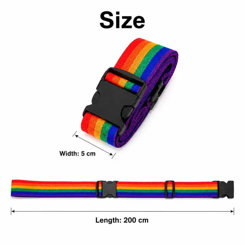 1 pcs nylon Luggage Strap Adjustable Travel Suitcase Buckles Strap Baggage Belt Travel Accessorises Suitcase Packing Seat Belt