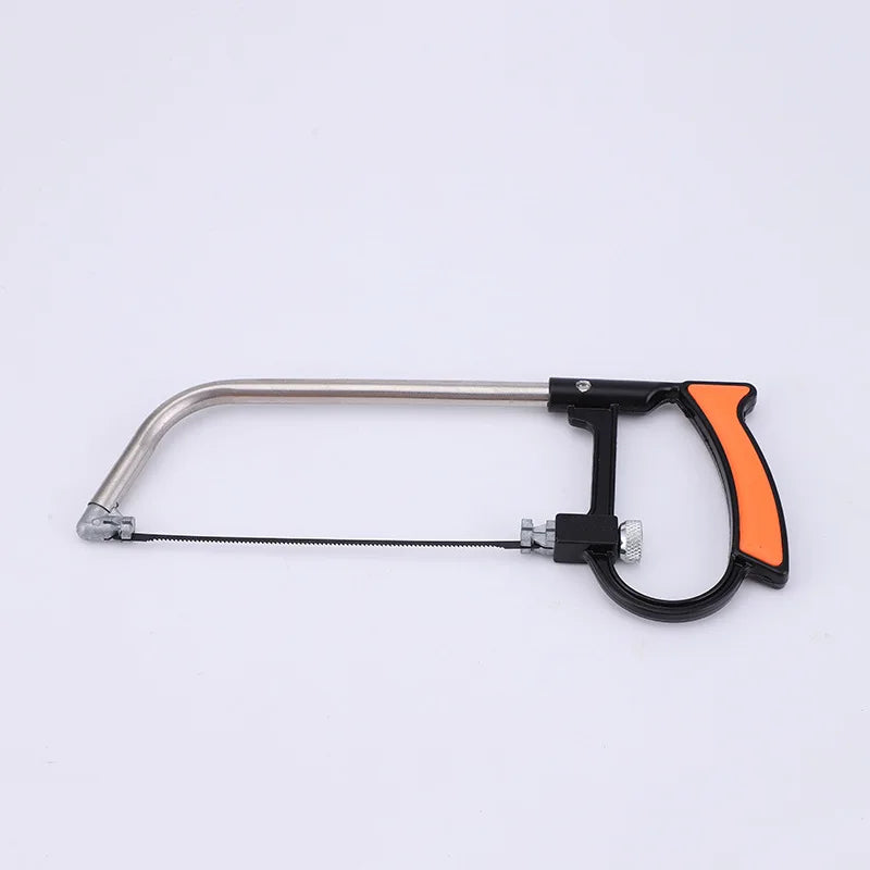 8in1 Multi-Purpose Hand Saw Kit with 6 Blades for Woodworking Metalworking Glass Cutting - DIY Steel Saw Tool for Model Hobby