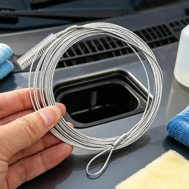 Cleaning Scrub Brushes Extended Auto Sunroof Long Hoses Car Detailing 1.5/3/6m Car Drain Dredge Cleaning Tool Accessories