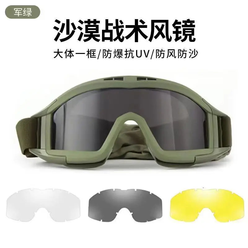 Tactical Goggles Military Shooting Sunglasses Windproof Sand Control Wargame Glasses Army Shooting Airsoft Paintball Glasses