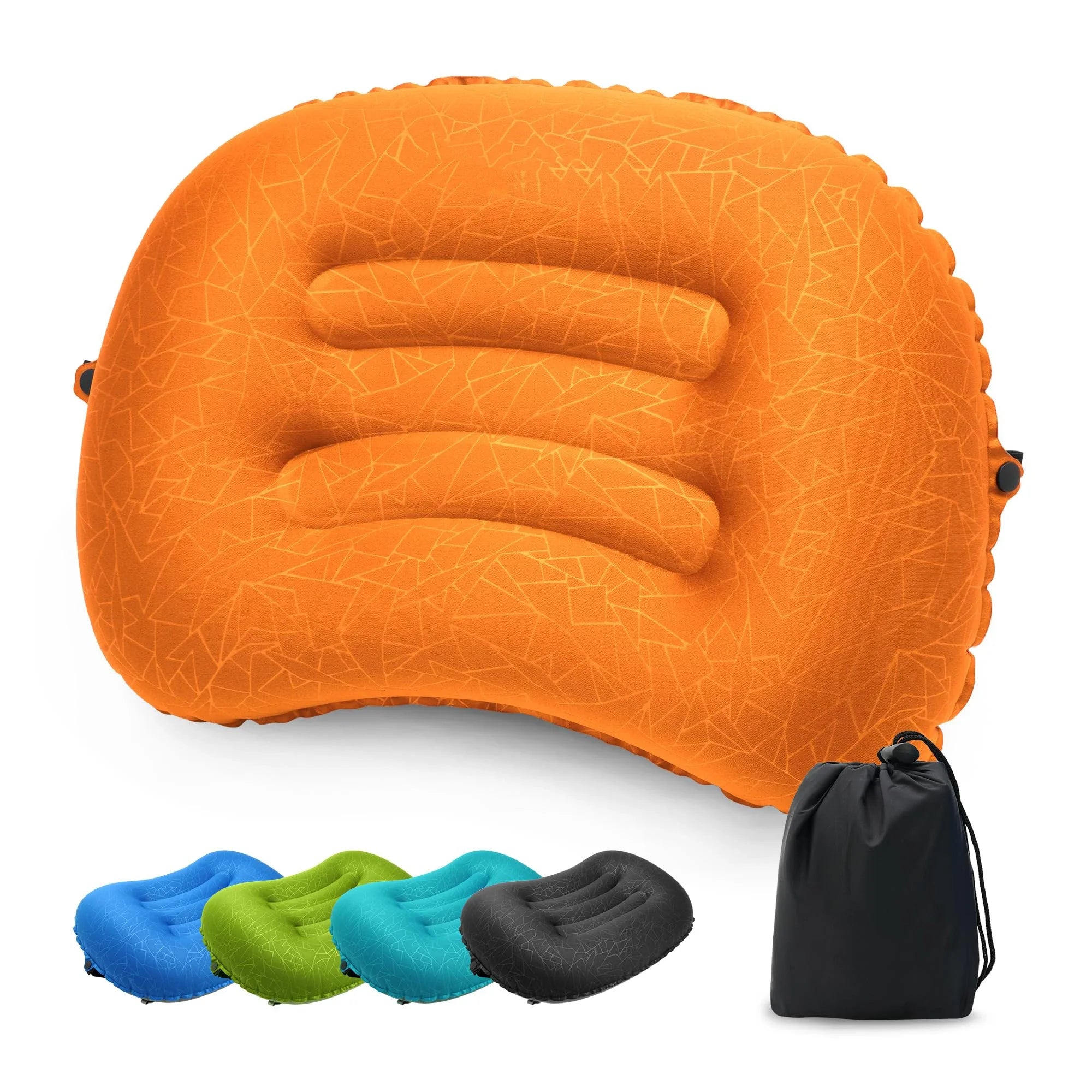 Camping Travel Pillow Ultralight Inflatable for Neck Lumbar Support Camp Hiking Sleeping Pillow