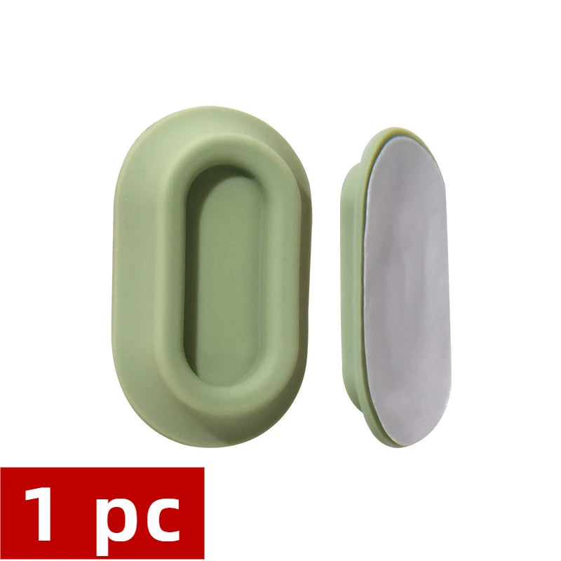 5pcs Magnetic Remote Control Holder Strong Self-Adhesive Wall Mount Bracket TV Conditioner Remotes Universal Household Organizer